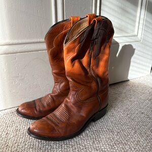 Tony Lama Light Brown Leather Boots